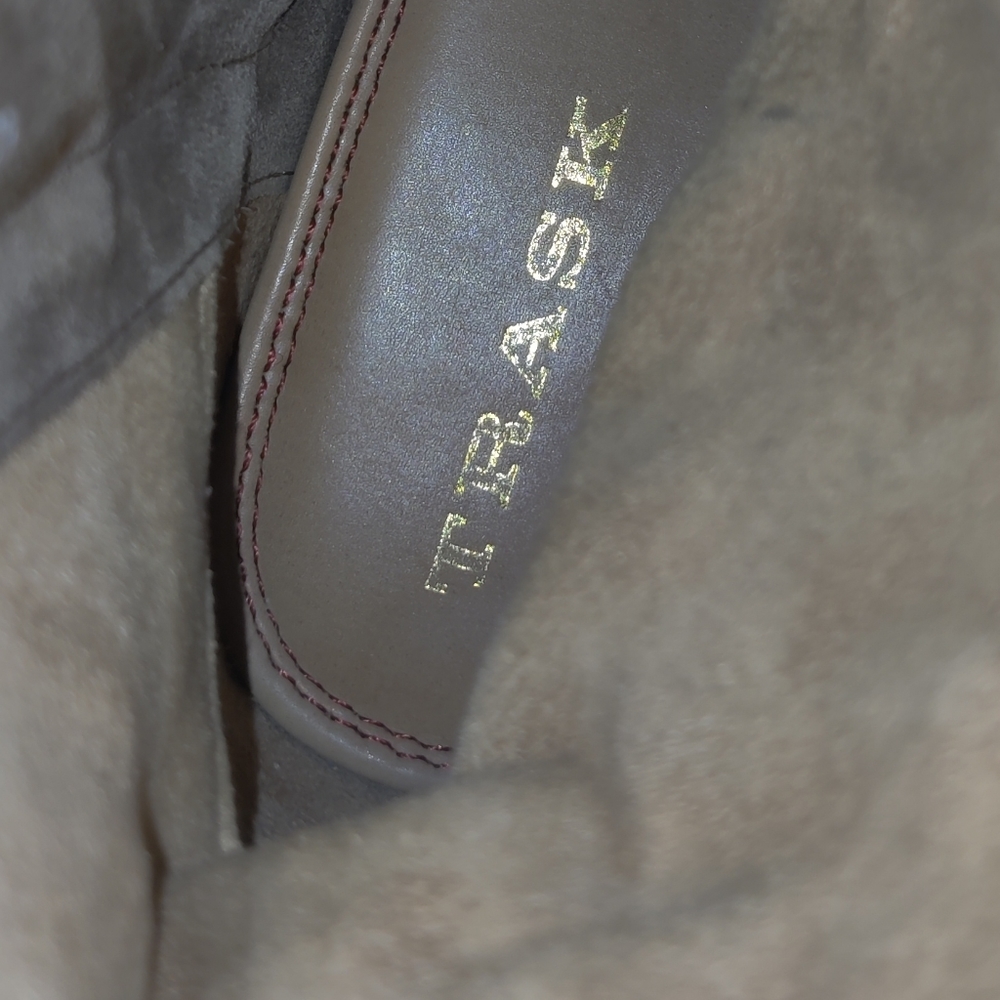 Trask Casey Wedge Waterproof Taupe suede ankle Boots. - Picture 11 of 11